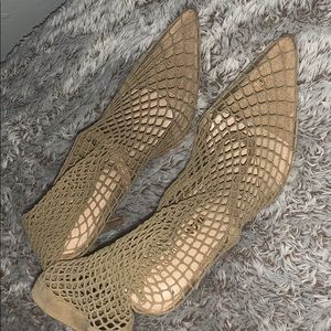 Fishnet heels